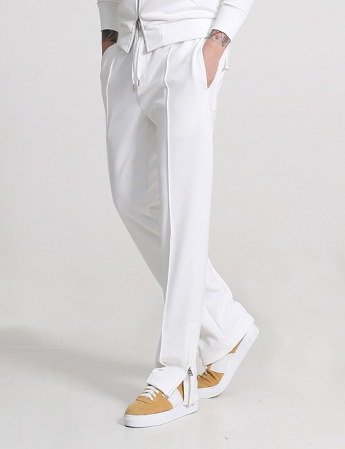 T. DRAWSTRING WAIST TAILORED TROUSERS